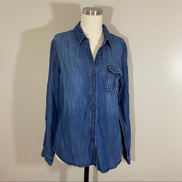 Coldwater Creek Tops - Coldwater Creek Denim Jean Top